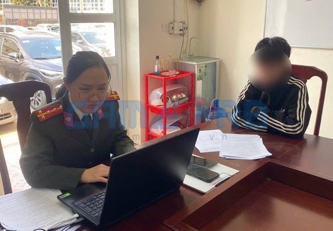 Đối tượng Đ bị bắt giữ vì liên tục tham gia đánh bạc trong thời gian dài. Ảnh: Công an Cao Bằng.