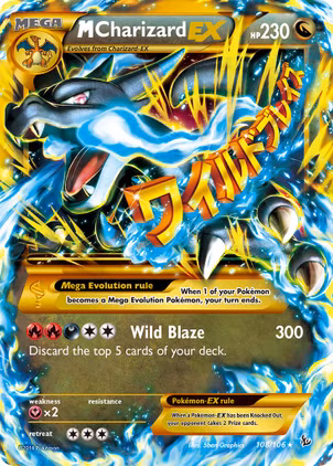 Mega Charizard X cùng nhiều Mega Evolution nổi tiếng khác từ Pokemon X & Y được đồn đoán sẽ có mặt trong bộ bài này