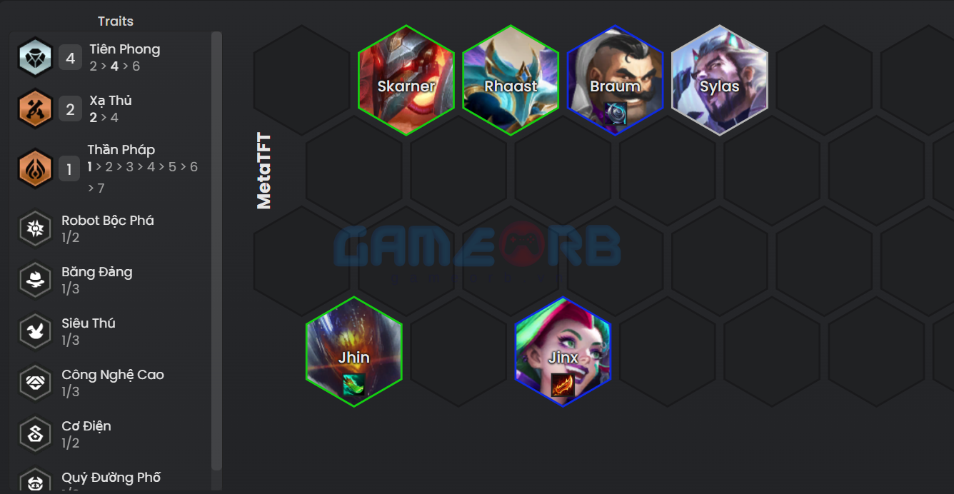 Form đội hình lv6 với cặp đôi Jhin và Jinx