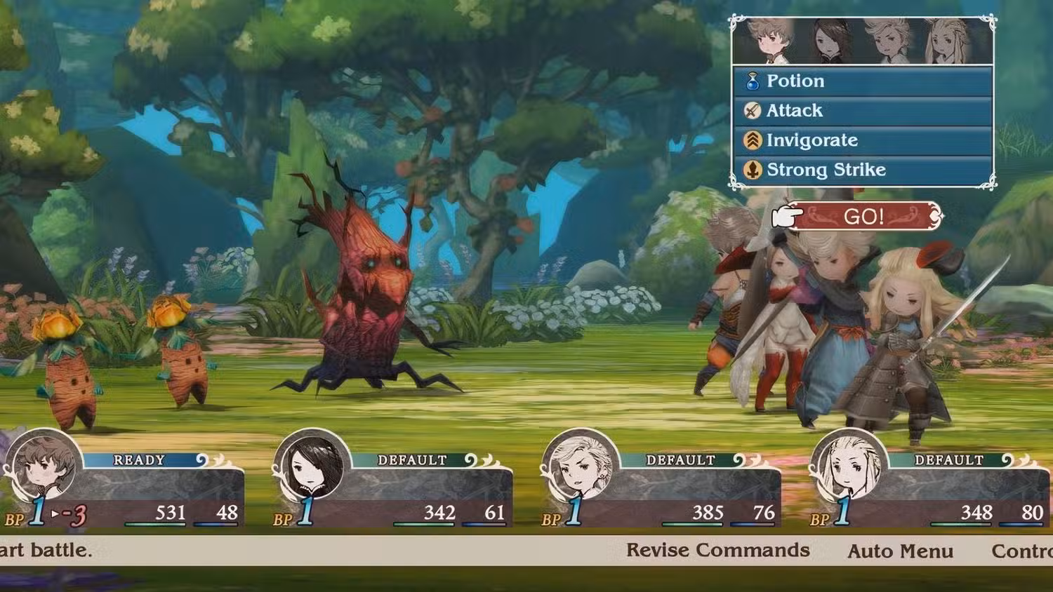 Bravely Default: Flying Fairy HD Remaster sẽ chỉ cho phép điều chỉnh tỷ lệ gặp quái từ 50% đến 200%