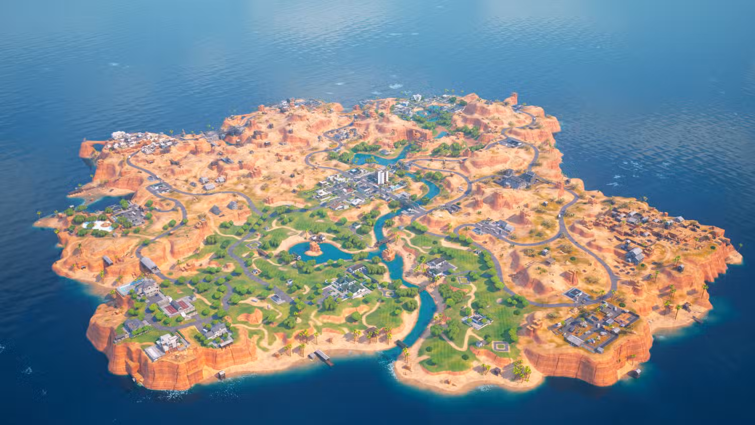 Fortnite Reload tiết lộ bản đồ chương 2 mới