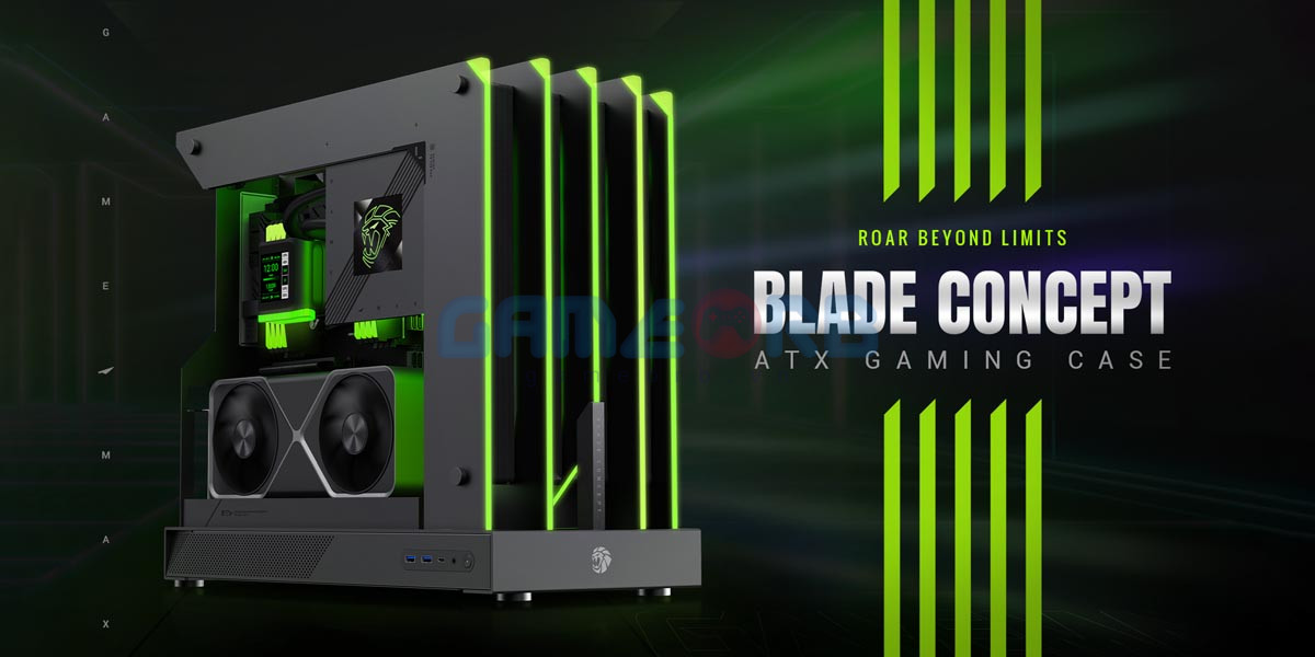 Khung của BLADE CONCEPT được chế tạo bằng công nghệ CNC và cắt laser từ kim loại