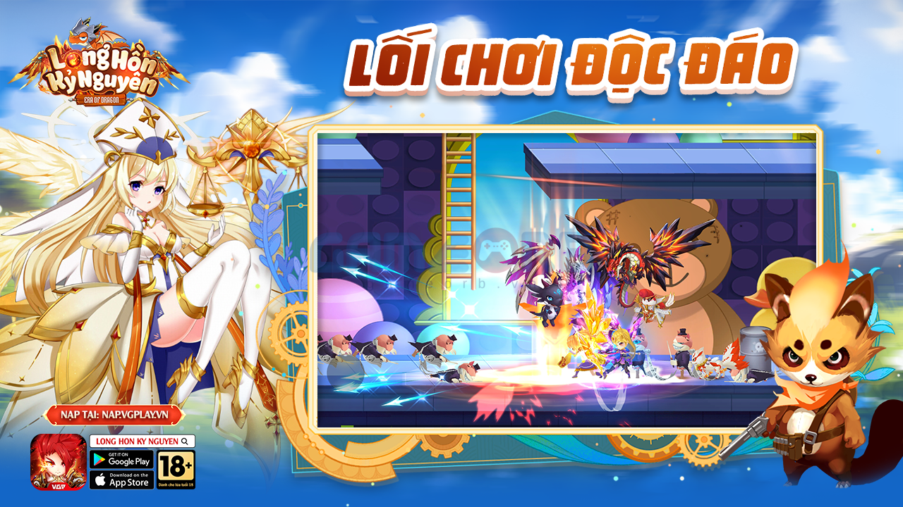Gameplay màn hình ngang cuốn hút – PK đã tay từng phút giây