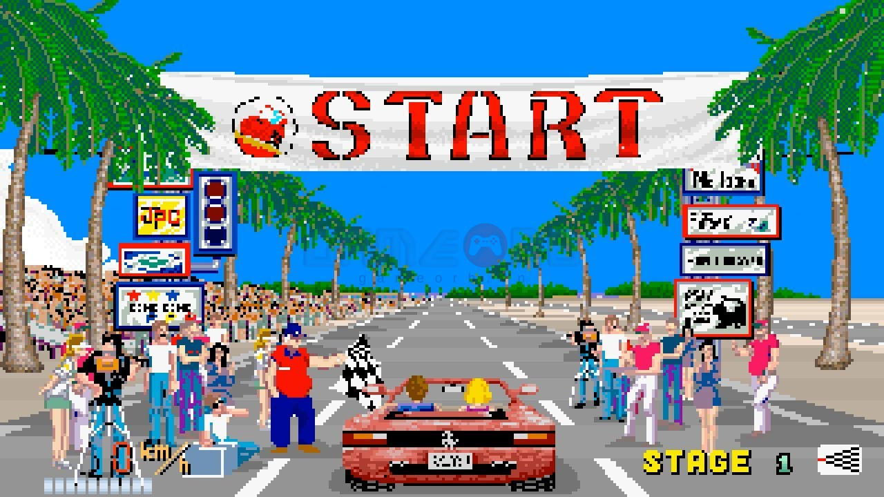 OutRun lần đầu ra mắt vào năm 1986 trên hệ máy arcade