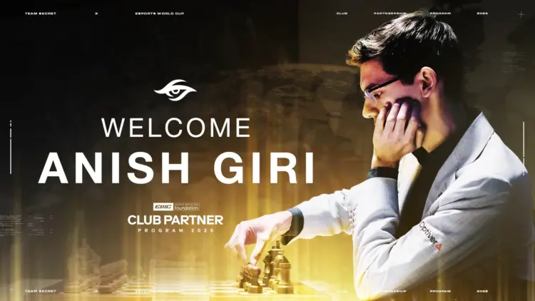 Anish Giri gia nhập Team Secret - Cờ vua chính thức bước vào sân chơi Esports