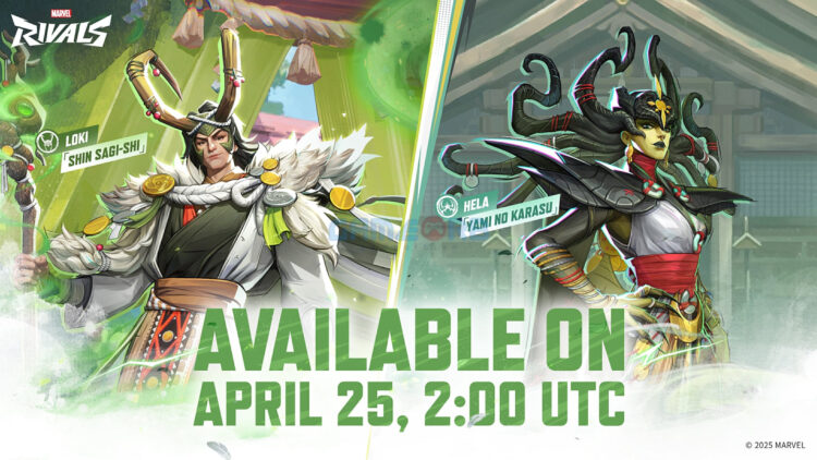 Marvel Rivals ra mắt trang phục mới cho Loki và Hela với chủ đề Kirisaki Mountain