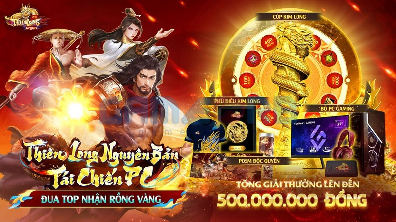 Thiên Long Origin VNG không chỉ làm sống lại những trải nghiệm năm nào, mà còn tung ra hàng loạt ưu đãi khủng
