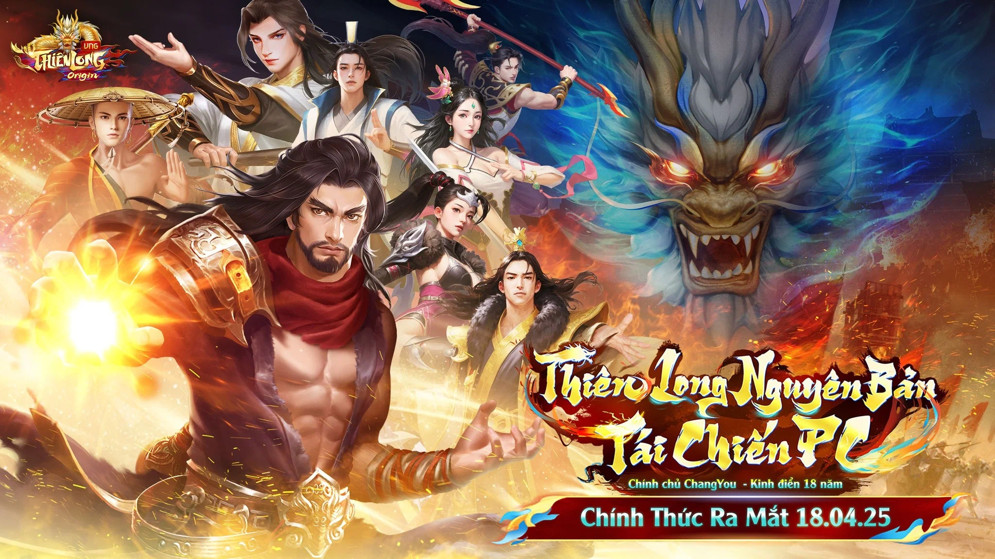Thiên Long Origin VNG chính thức ra mắt vafon gày 18/04