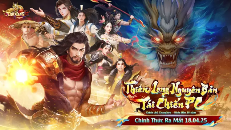 Thiên Long Origin VNG chính thức ra mắt - Hồi sinh huyền thoại, ưu đãi bùng nổ