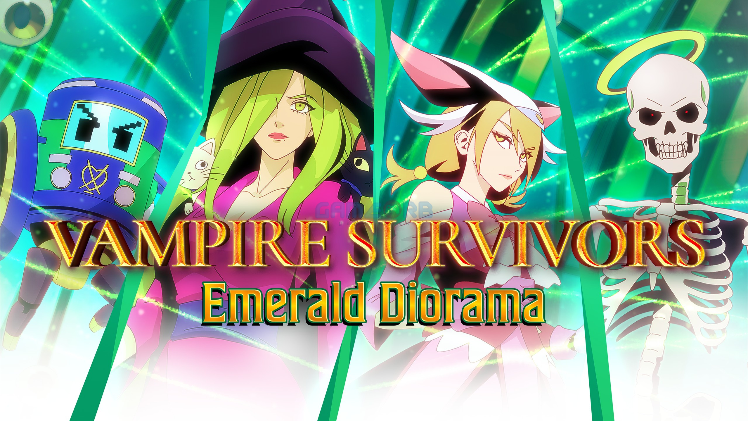 Vampire Survivors tung DLC miễn phí Emerald Diorama