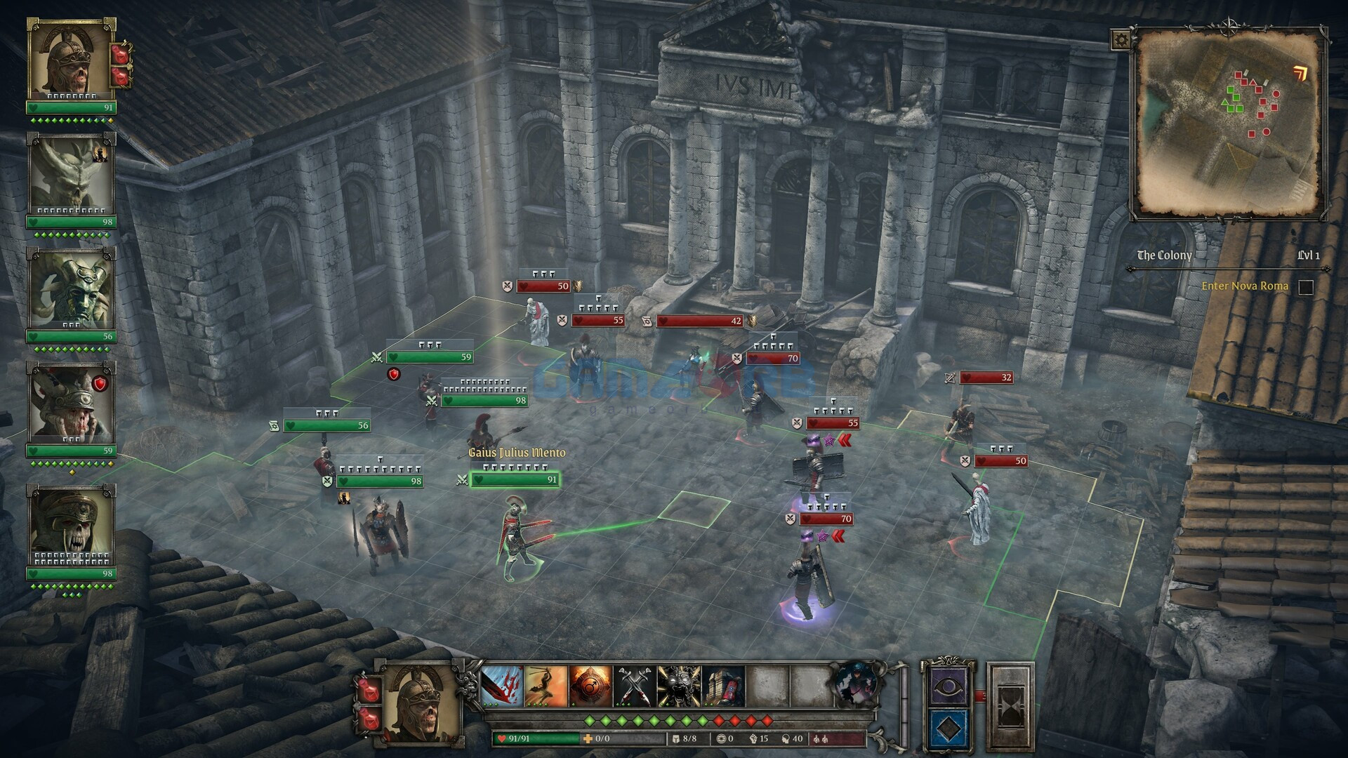 King Arthur: Legion IX là một game nhập vai chiến thuật theo lượt mang đậm phong cách dark fantasy