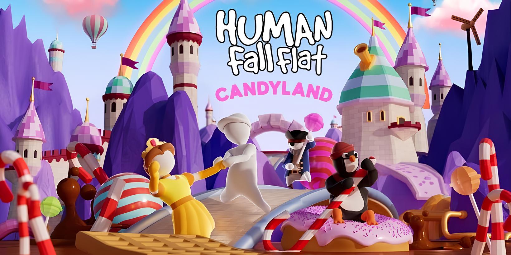 Human: Fall Flat Mobile tung bản cập nhật Candyland siêu đáng yêu